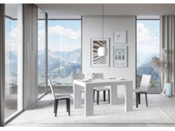 Mesa extensible 90x130/234 cm Roxell Premium Fresno Blanco ITAMOBY