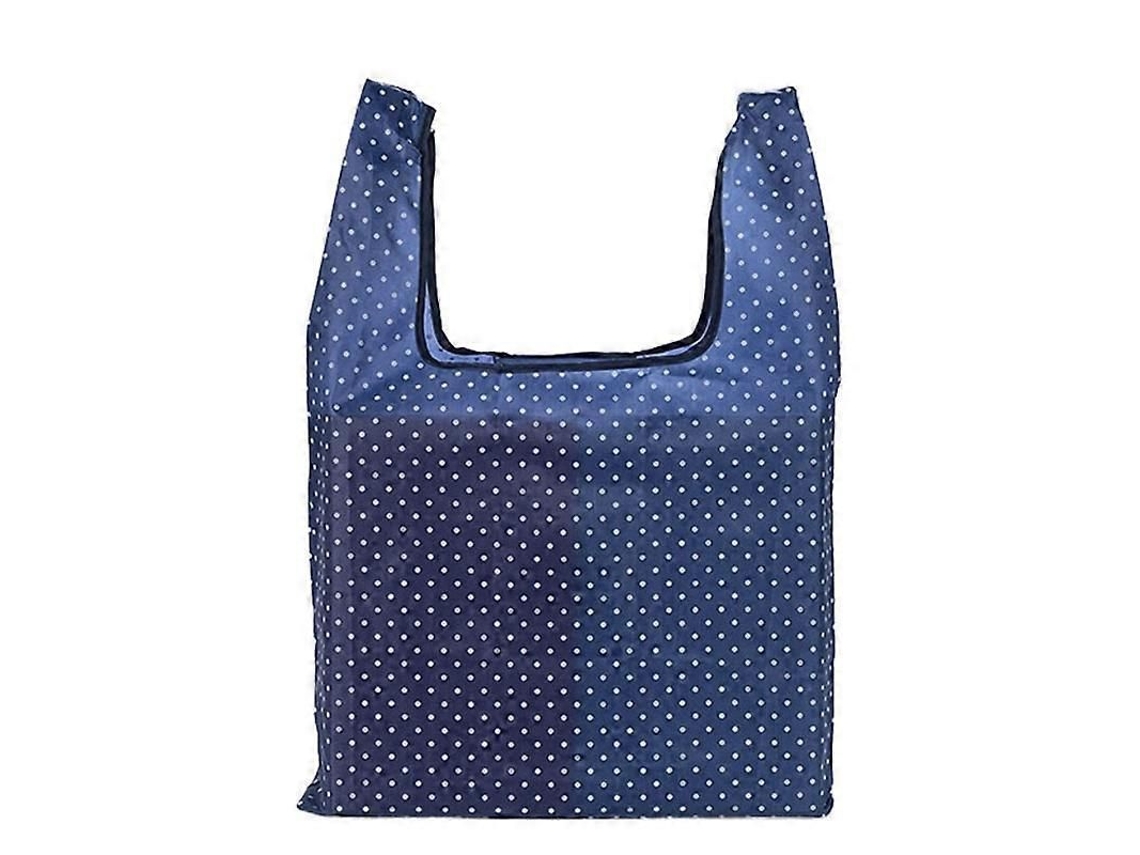 Bolsa de compras plegable con estampado, bolsa de almacenamiento de gran capacidad. GOKOCO