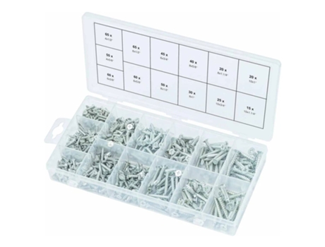 KS Tools Surtido de tornillos para madera 550 piezas