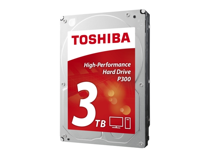 Disco HDD Interno TOSHIBA HDWD130UZSVA (3 TB - SATA - 7200 RPM) — 3.5'' | 3 TB