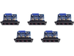 Placa Amplificadora De Potencia Digital 5x, 2 Canales, 2 X 25 W + 50 W.