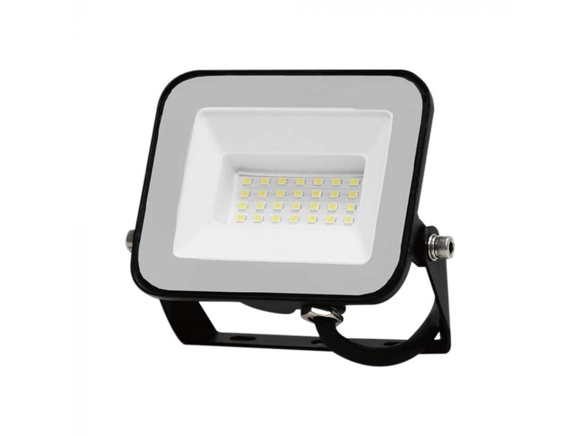 Proyector LED Samsung de 20 W, 4000 K, con chip, cuerpo negro y cristal gris, V-Tac