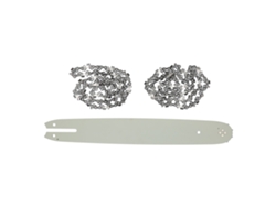Cadenas Para Motosierra Y 1 Placa Guía De Acero Aleado Para Motosierra Eléctrica.