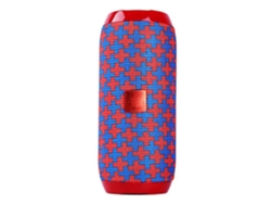 Altavoz Bluetooth portátil Yunzii con entrada auxiliar, reproductor MP3, radio FM, altavoz inalámbrico de graves, compatible con tamaños pequeños