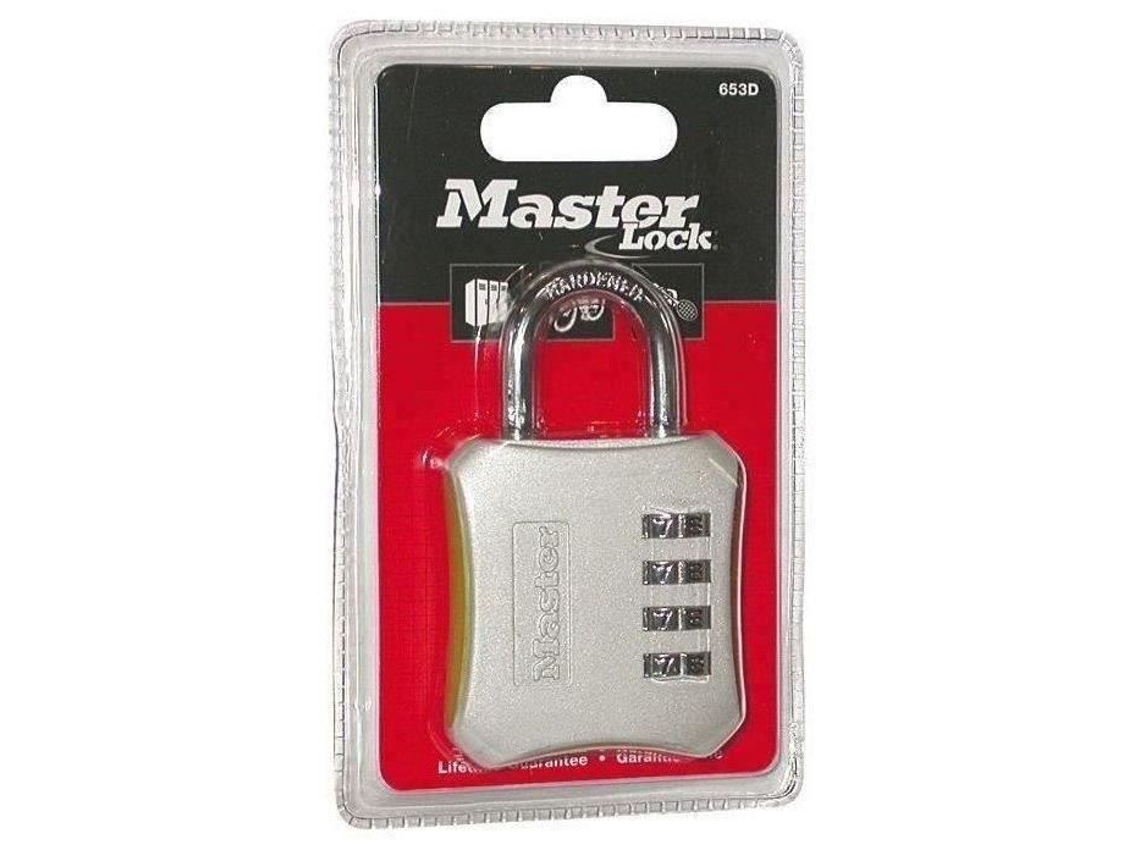 Candado de acero de 4 dígitos y 50 mm de Master Lock