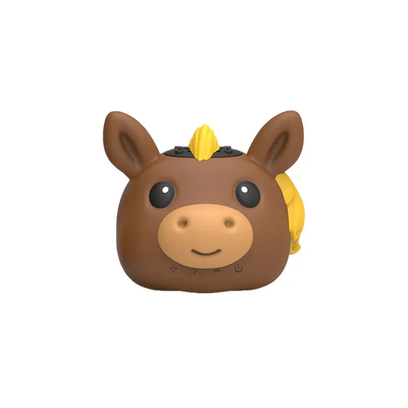 (happy Brown)altavoz Happy Horse Crying Horse, Con Ranura Para Tarjeta Tf, Lindo Altavoz Bluetooth De Dibujos Animados Para El Año Del Caballo