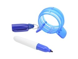 Yncm-marcador De Línea Circular Para Pelotas De Golf De 360 Grados, Herramienta Para Dibujar, Marcar Y Alinear Pelotas De Golf Con Bolígrafo Azul.