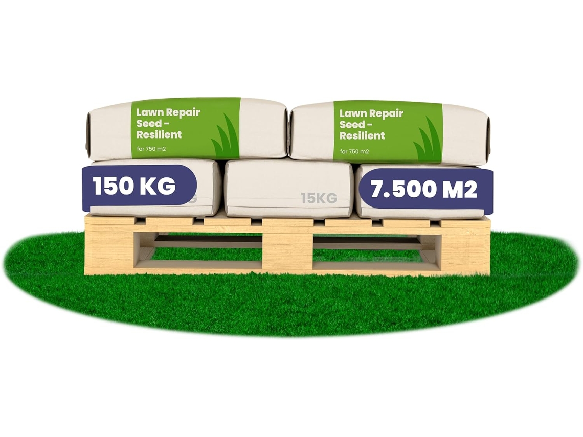 Semilla de Césped para Recuperación Resiliente 150 Kg para 7500 M2 ORGANIFER