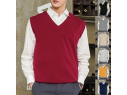Chaleco sin mangas para hombre, holgado y cálido, con cuello en V, de Xinhan.