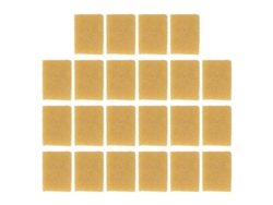22 Piezas Borrador Adhesivo De Caucho Natural Manual Reutilizable 7x5.1cm Quitador De Residuos De Pegamento Para Proyectos Escolares Diy