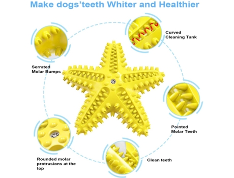 Juguete para perros que se puede limpiar, juguetes para cepillos de dientes para perros para masticar agresivamente, juguete interactivo para perro...