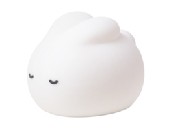 Lámpara de noche con forma de conejito, recargable por USB, luz blanca cálida de 3000k.