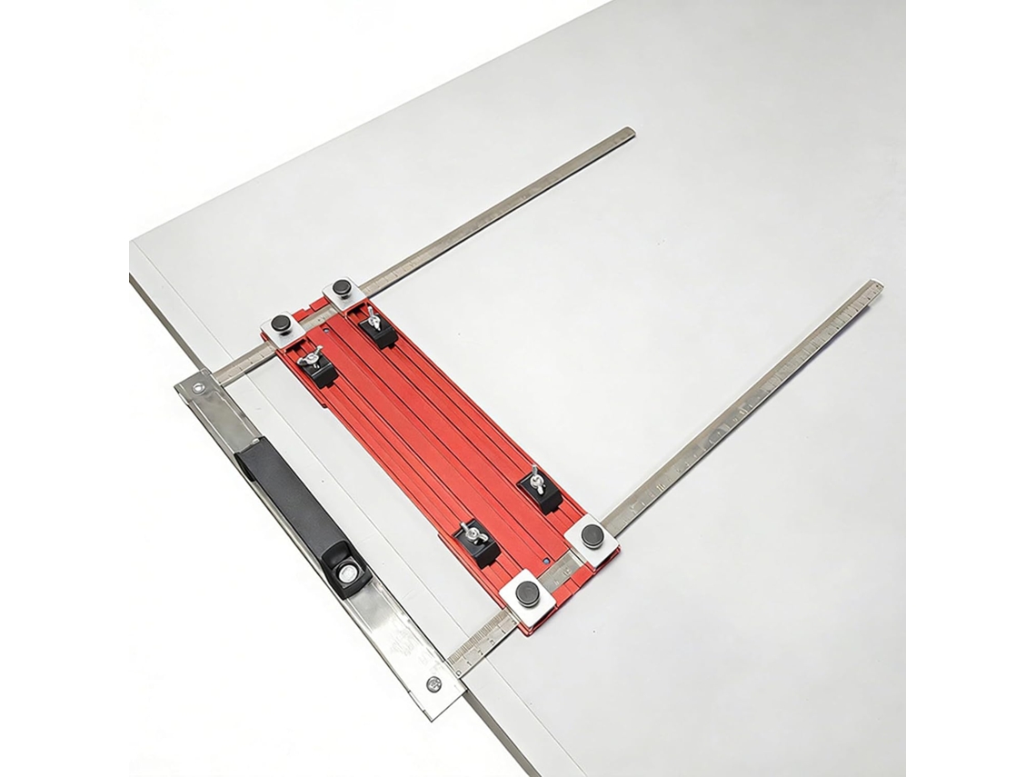 Posicionamiento Madera Guía Sierra Aluminio Herramienta Marco Posicionamiento Madera
