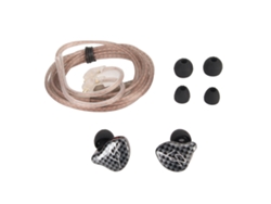 Auriculares Hifi De Carbono Kz Zst 1ba 1dd Con Cable De 3,5 Mm, Conector Recto Y Cancelación De Ruido.