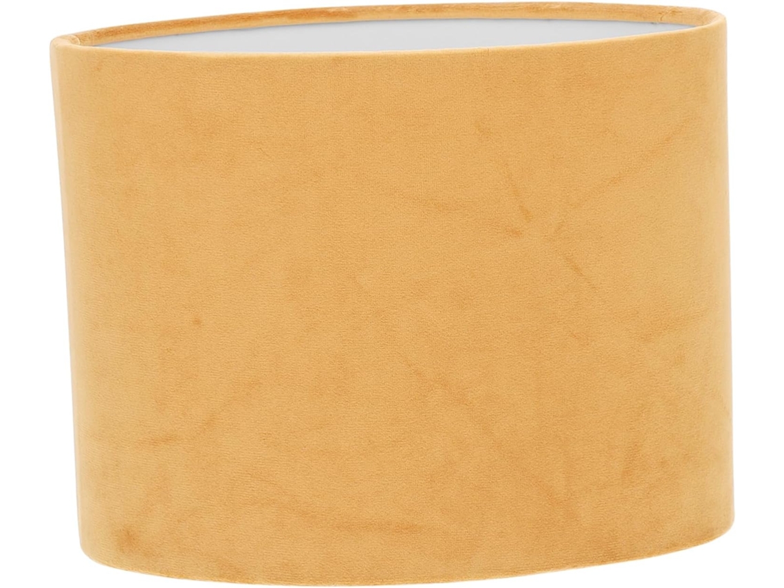 Lámpara de mesa ovalada de tela dorada con iluminación decorativa difusa, fácil de quitar, para sala de estar o SFUSHOS