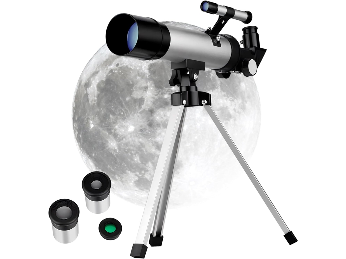 Telescopio Reflector Para Niños Pequeños Y Adultos Con Trípode Ajustable Para Observación.