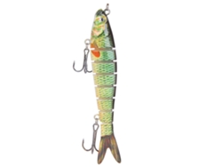 Danu26-señuelo Artificial De Pesca 10cm Con Anzuelo 10, Sección Múltiple, Sumergible, Herramienta De Pesca Marina