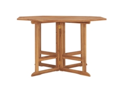 Mesa de comedor de jardín plegable 110x110x75 cm Teca maciza MAISON EXCLUSIVE