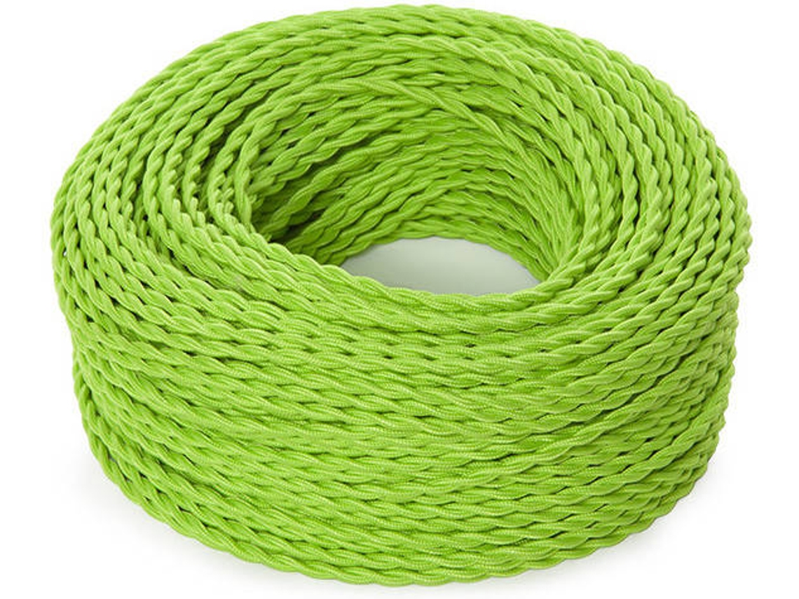 Cable Trenzado 2x0,75 x 1M  [SKD-CT275-MINT GREEN] GREENICE