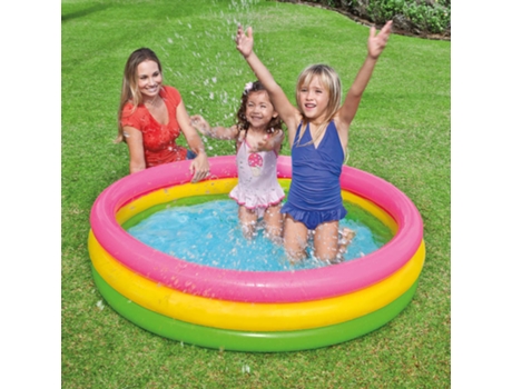 Piscina Inflable Con 3 Anillos Sunset 147X33 cm INTEX