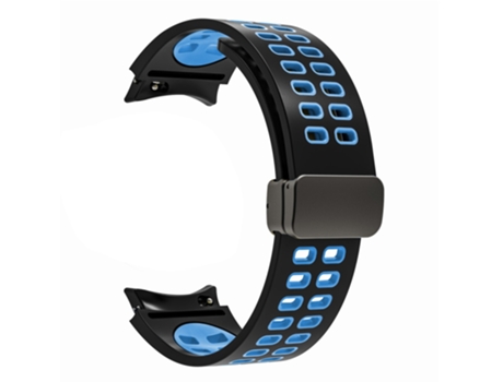 Correa de Silicona hebilla de liberación rápida bicolor para Samsung Galaxy Watch 4 40mm/44mm/Watch 4 Classic 42mm/46mm/Watch 5 40mm/44mm/Watch 5 P...