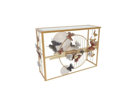 Consola DKD HOME DECOR (Metal - Muticolor)