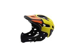 Casco de ciclismo infantil (amarillo), casco deportivo, casco integral desmontable