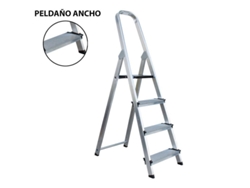 Escalera aluminio reforzada segur+ peldaño 12cm 7 peldaños 06724