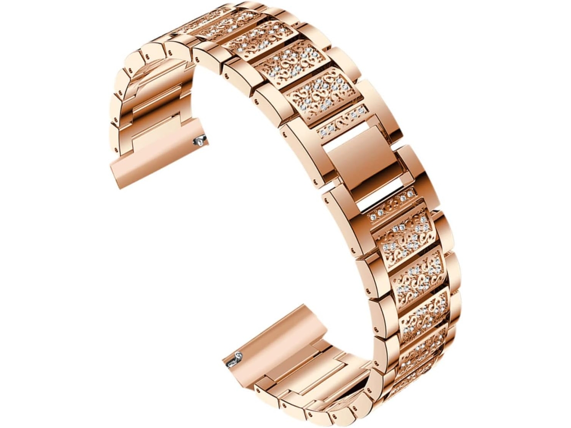 Correa de metal para reloj, compatible con frecuencia cardíaca, diseño creativo, ideal para uso diario. Gokoco