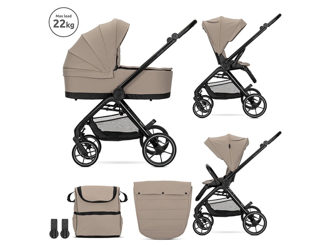 Cochecito Lorelli Venice Duo Beige Hasta 22 kg