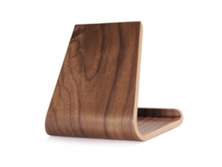 Soporte De Madera Para Teléfonos Y Tabletas, Base De Escritorio Antideslizante, Ligero Y Portátil
