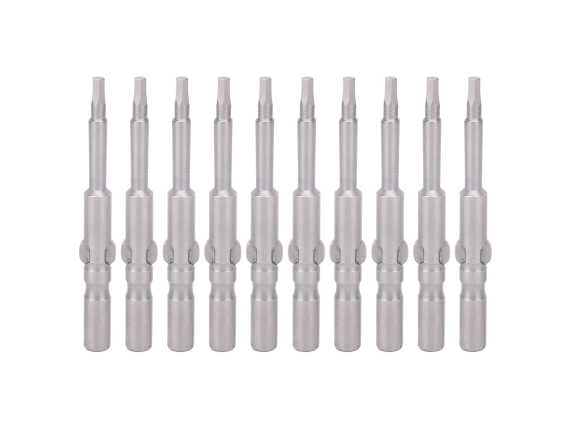 10 Piezas Brocas De Destornillador De Cabeza Magnética Acero Aleación S2 Hardened Piezas De Hardware