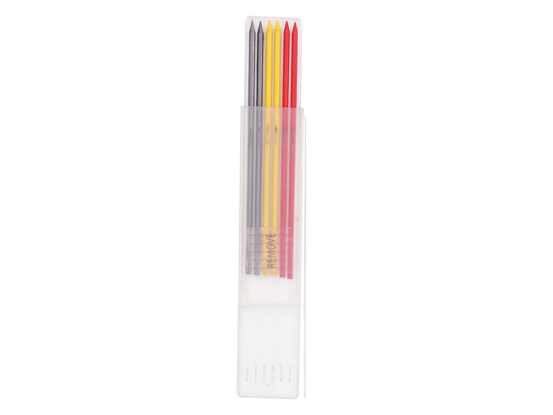 6 Recambios De Lápiz Para Carpintería De 2,8 Mm Hb Para Marcar Y Trazar En Trabajos De Carpintería.