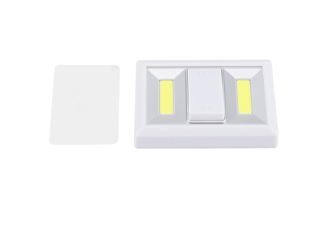 JILLIOPER Luz Nocturna Magnética COB sin Cable con Batería, Lámparas Mini para Armario de Cocina