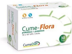 Complemento Alimentar CUMEDIET Cume Flora 30 Sticks (60 Comprimidos)