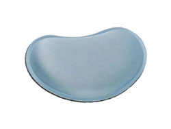 Reposamuñecas ergonómico fabricado en espuma viscoelástica para ratón, almohadilla de tela para uso en oficinas, trabajo con ordenador, gaming y entornos profesionales.