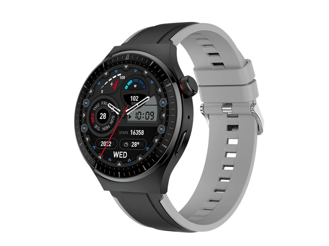 Reloj inteligente con llamadas Bluetooth, 256 MB de memoria y reproducción de música, color negro Bestvite