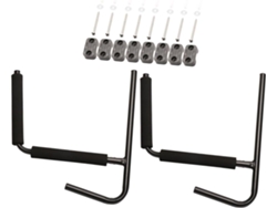 Ganchos De Pared Metálicos Para Kayak Y Tabla, Soporte Resistente, Protección De La Superficie.