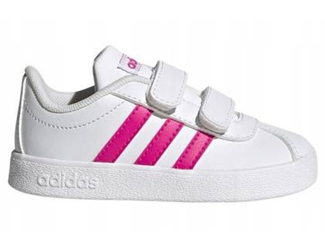 Zapatillas Deportivas ADIDAS Vl Court (Rosa, Blanco - Material Sintético- 23)