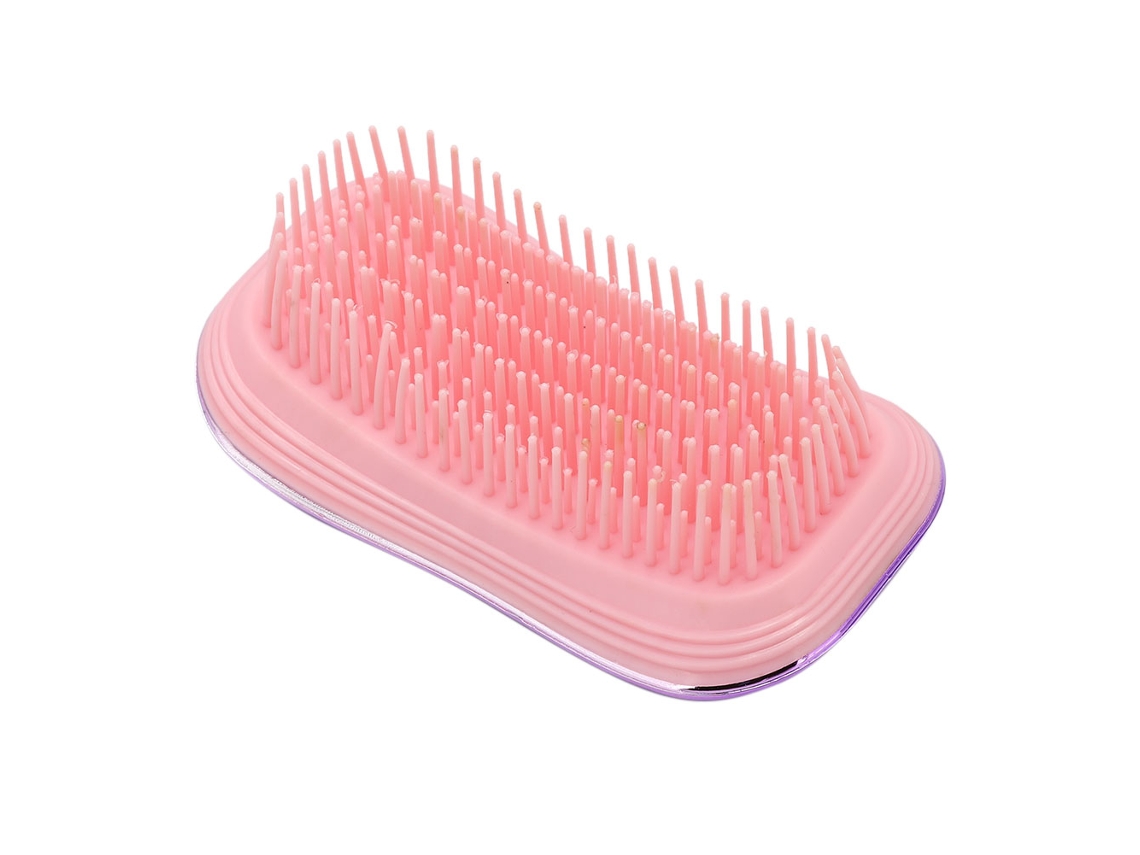 Pincel De Electroplaca Portátil Para Peinar, Masajear Y Alisar El Cabello, Herramienta De Peluquería Morado