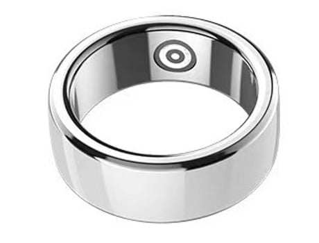 Chronus Smart Ring Impermeable Sueño Ritmo cardíaco Monitoreo de oxígeno en sangre Anillo Bluetooth Blanco 19# AUJEZON