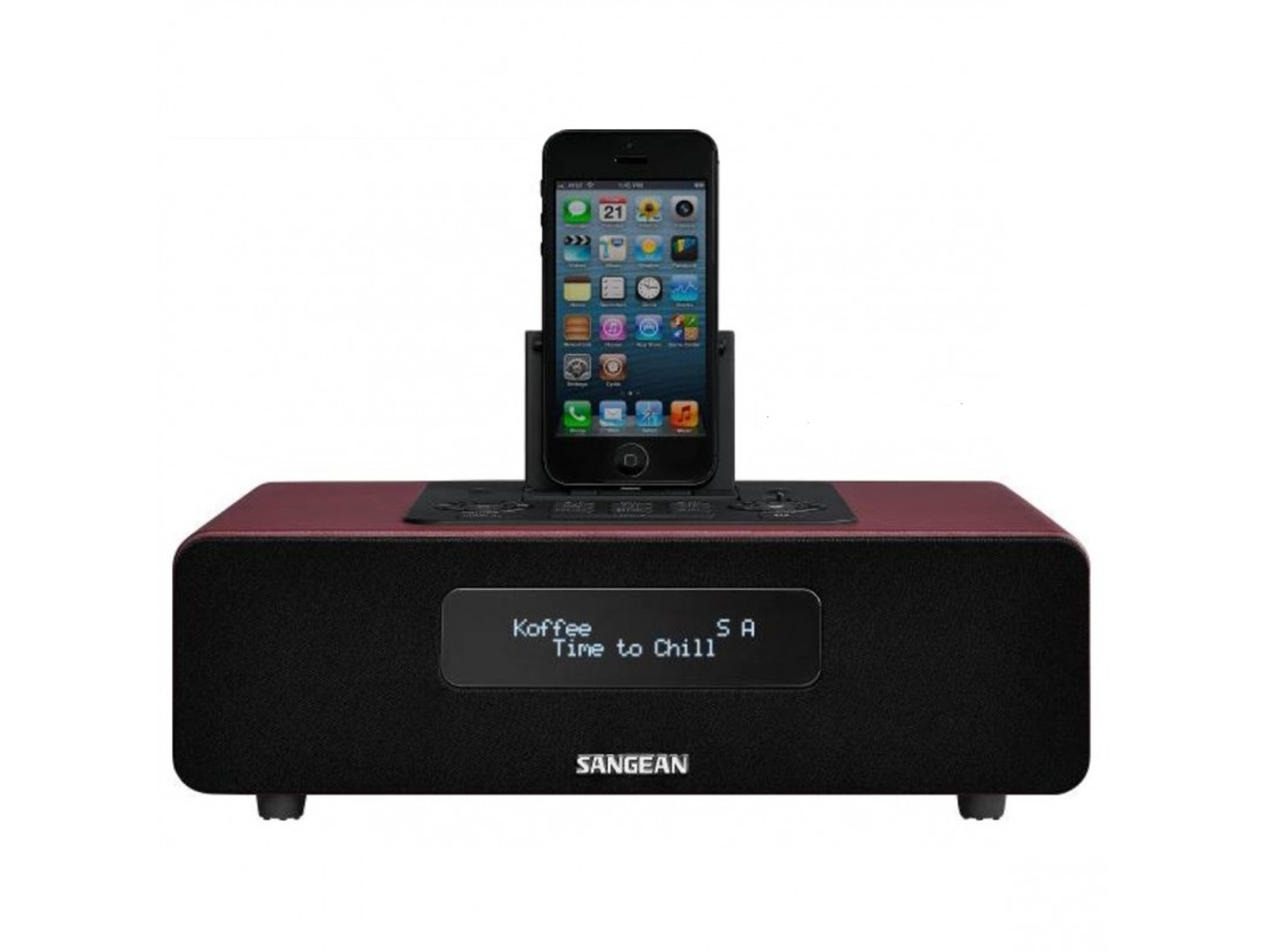 Radio de Mesa SANGEAN DDR-38 Rojo