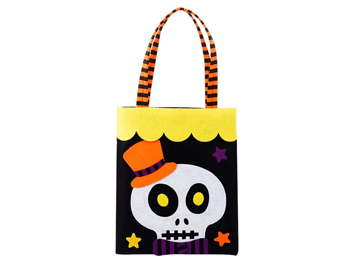 Bolsa textil para dulces de Halloween, 25 x 20,6 cm, 10 kg, decoración para fiestas.