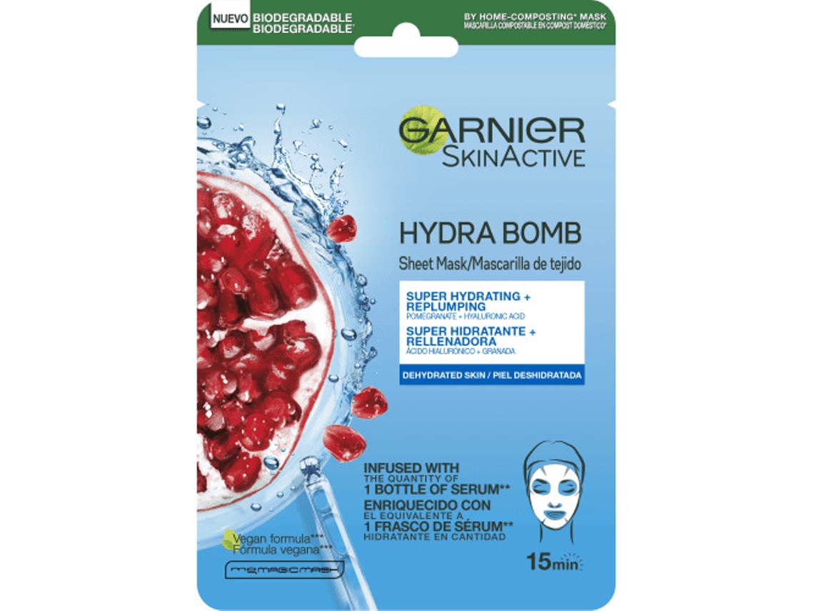 GARNIER Mascarilla Hidratante Revitalizante 28G