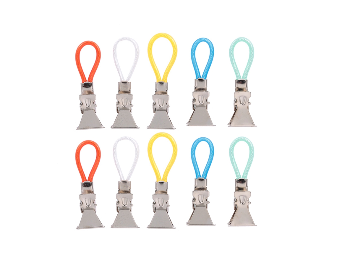 Pinzas De Metal Para Toallas Con Anilla - Clip Para Colgar Ropa Y Toallas