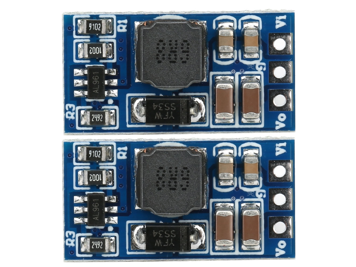 2pcs Módulo Elevador Dc Dc Convertidor Boost 2.6-5.5v A 5v 6v 9v 12v 7w Nd0412sa Sin Pin 6v Para Led Motor