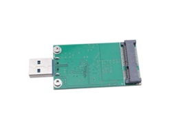 Tarjeta adaptadora USB mSATA para computadora de escritorio Tarjeta de conversión Mini PCI y mSATA a USB 3.0 Hengjian
