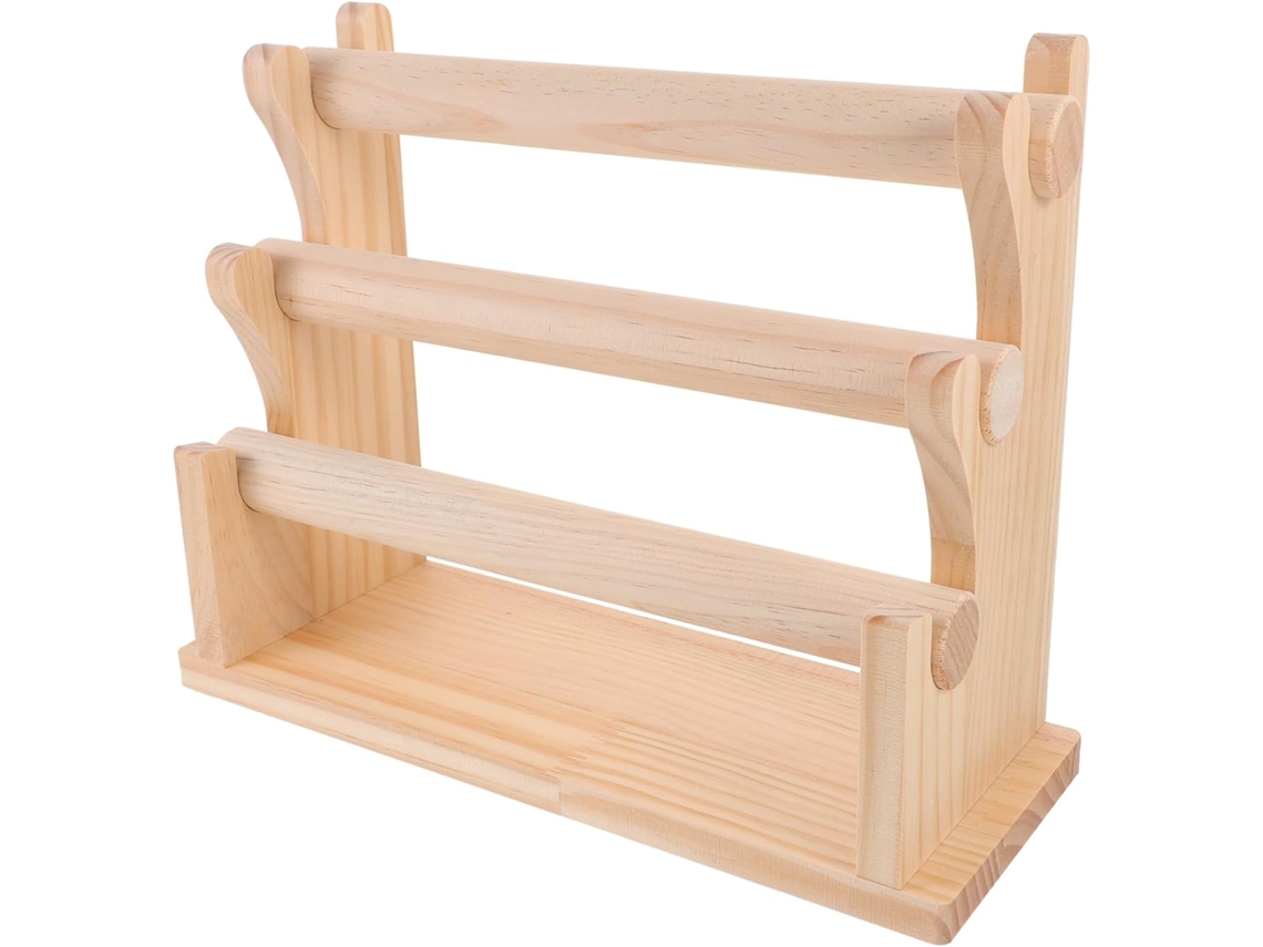 Soporte De Madera De Varios Niveles Para Pulseras Y Pendientes, Expositor Y Organizador De Joyas De Madera...