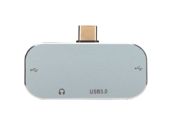 Adaptador USB C a 3,5 mm para auriculares y cargador universal Vvjijilly