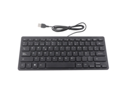 Mini Teclado Portátil Español Con Cable Usb, Ultrafino, 78 Teclas Para Ordenador De Sobremesa